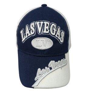Las Vegas Strapback Hat Multicolor One Size Adjustable Embroidered Golden Lion